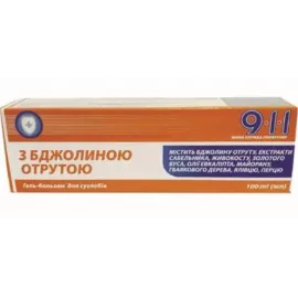 911 С пчелиным ядом, гель-бальзам для суставов, 100 мл | интернет-аптека Farmaco.ua