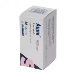 Ацик, таблетки, 400 мг, №35 | интернет-аптека Farmaco.ua
