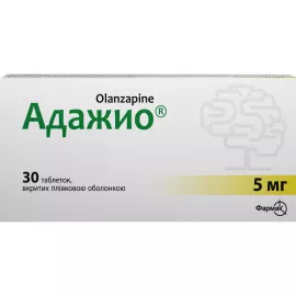 Адажио, таблетки покрытые оболочкой, 5 мг, №30 (10х3) | интернет-аптека Farmaco.ua