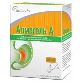 Алмагель® А, суспензия для перорального применения, пакет 10 мл, №20 | интернет-аптека Farmaco.ua