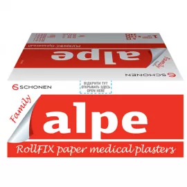Alpe Family Rollfix, пластырь, бумажный, 25 мм х 4.5 м, №1 | интернет-аптека Farmaco.ua