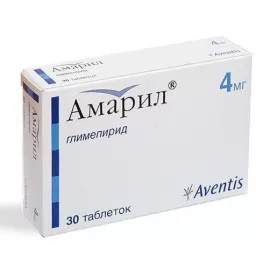 Амарил®, таблетки, 4 мг, №30 | интернет-аптека Farmaco.ua