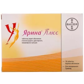 Ярина® Плюс, таблетки покрытые оболочкой, №28 | интернет-аптека Farmaco.ua