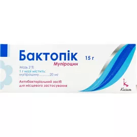 Бактопик, мазь, туба 15 г, 2% | интернет-аптека Farmaco.ua