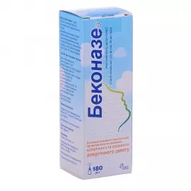 Беконазе, спрей назальный, 50 мкг, 180 доз | интернет-аптека Farmaco.ua