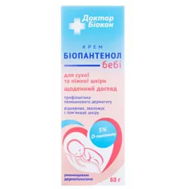Биокон Биопантенол Бэби, крем для сухой и нежной кожи, 60 г | интернет-аптека Farmaco.ua