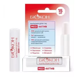 Биокон MED-Актив, бальзам для губ, 4.6 г | Farmaco.ua Биокон MED-Актив, бальзам для губ, 4.6 г | интернет-аптека Farmaco.ua