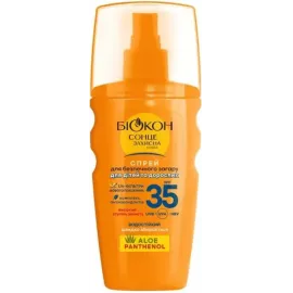 Біокон, спрей для безпечної засмаги для дітей та дорослих, SPF 35, 160 мл | интернет-аптека Farmaco.ua