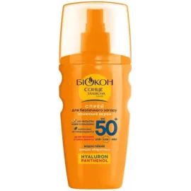 Біокон, спрей для безпечної засмаги, SPF 50+, 160 мл | интернет-аптека Farmaco.ua