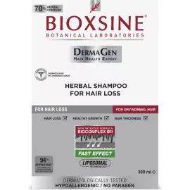 Bioxsine DermaGen, шампунь рослинний для нормального та сухого волосся проти випадіння, 300 мл | интернет-аптека Farmaco.ua