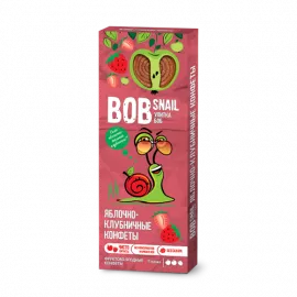 Bob Snail, конфеты натуральные, с яблоком и клубникой, 30 г | интернет-аптека Farmaco.ua