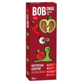 Bob Snail, конфеты натуральные, с яблоком и вишней, 30 г | интернет-аптека Farmaco.ua