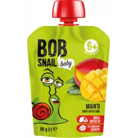 Bob Snail, пюре для детей, манго, 90 г | интернет-аптека Farmaco.ua