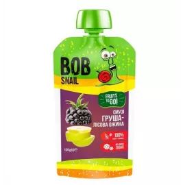 Bob Snail, смузи, груша-лесная ежевика, 120 г | интернет-аптека Farmaco.ua