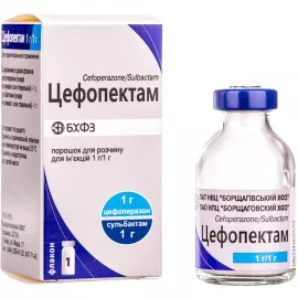 Цефопектам, порошок для ін'єкцій, флакон, 1 г/1 г, №1 | интернет-аптека Farmaco.ua
