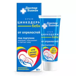 Цинкодерм Бэби, крем от опрелостей, 60 г | интернет-аптека Farmaco.ua