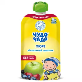 Чудо-Чадо, пюре витаминный салатик с витамином С, 90 г | интернет-аптека Farmaco.ua