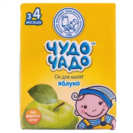 Чудо-Чадо, сок осветлённый яблочний, 200 мл | интернет-аптека Farmaco.ua