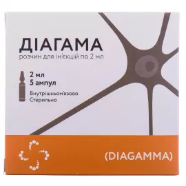 Діагама, розчин для ін'єкцій, ампули 2 мл, №5 | интернет-аптека Farmaco.ua