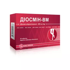 Диосмин-ВМ, таблетки, 600 мг, №30 | интернет-аптека Farmaco.ua