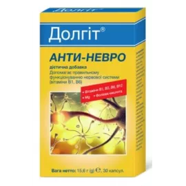 Долгит Анти-Невро, капсулы, №30 | интернет-аптека Farmaco.ua