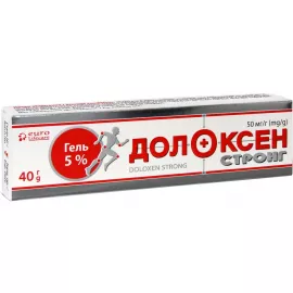Долоксен Стронг, гель, 50 мг/г, туба 40 г | интернет-аптека Farmaco.ua