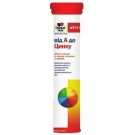 Доппельгерц® актив, от А до Цинка, таблетки шипучие, туба, №15 | интернет-аптека Farmaco.ua