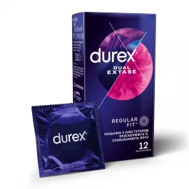 Durex Dual Extase, презервативы, №12 | интернет-аптека Farmaco.ua