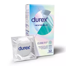 Durex Invisible, презервативи ультратонкі, №12 | интернет-аптека Farmaco.ua