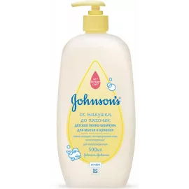 Johnson's Baby, шампунь-пенка, от макушки до пяток, 500 мл | интернет-аптека Farmaco.ua