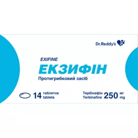 Екзифін, таблетки, 250 мг, №14 (7х2) | интернет-аптека Farmaco.ua