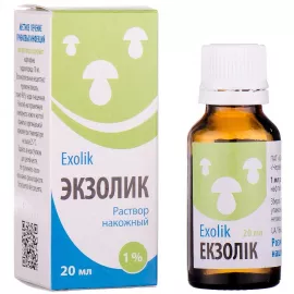 Екзолік, розчин нашкірний, 20 мл, 1% | интернет-аптека Farmaco.ua