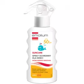 Emolium, спрей для тіла сонцезахисний дитячий, SPF50+, 175 мл | интернет-аптека Farmaco.ua
