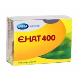 Энат 400, натуральный витамин Е, капсулы, №30 (10х3) | интернет-аптека Farmaco.ua