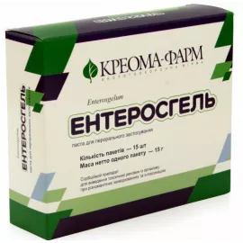 Ентеросгель, паста для перорального застосування, саше 15 г, №15 | интернет-аптека Farmaco.ua