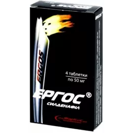 Ергос, таблетки, 50 мг, №4 | интернет-аптека Farmaco.ua
