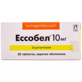 Ессобел, таблетки вкриті оболонкою, 10 мг, №28 | интернет-аптека Farmaco.ua