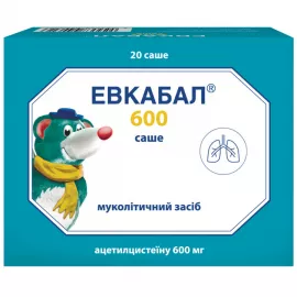 Эвкабал 600, порошок для орального раствора, саше 600 мг, №20 | интернет-аптека Farmaco.ua