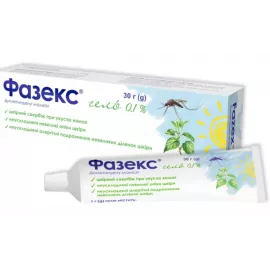 Фазекс, гель, туба 30 г, 0.1% | интернет-аптека Farmaco.ua