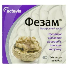 Фезам®, капсулы, 400 мг/25 мг, №60 | интернет-аптека Farmaco.ua