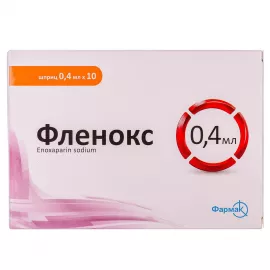 Фленокс, раствор для инъекций, 4000 анти-Ха, шприц МЕ/0.4 мл, №10 | интернет-аптека Farmaco.ua