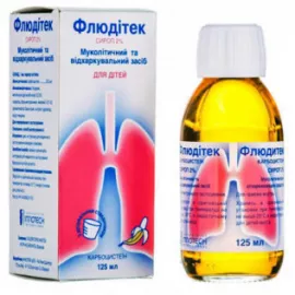 Флюдитек, сироп для детей, флакон 125 мл, 2% | интернет-аптека Farmaco.ua