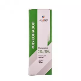 Флуконазол, раствор для инфузий, флакон 100 мл, 200 мг/100 мл, №1 | интернет-аптека Farmaco.ua