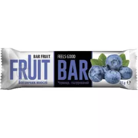 Fruit Bar, батончик-мюслі, чорниця у глазурі, 25 г | интернет-аптека Farmaco.ua