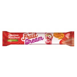 Fruit Dream, конфеты жевательные с клубничным соком + витамин С, 15 г | интернет-аптека Farmaco.ua