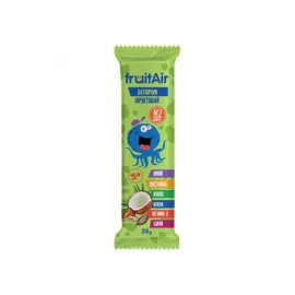 FruitAir, батончик фруктовий, без цукру, фінік/фісташка/кокосова стружка, 38 г | интернет-аптека Farmaco.ua