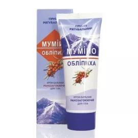 Гірський рятувальник, крем-бальзам, мумійо + обліпиха, 75 мл | интернет-аптека Farmaco.ua