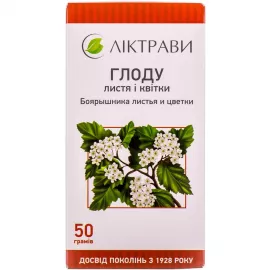 Боярышника листья и цветки, 50 г | интернет-аптека Farmaco.ua