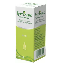 Гутталакс® Пікосульфат, краплі, флакон 30 мл, 7,5 мг/мл | интернет-аптека Farmaco.ua