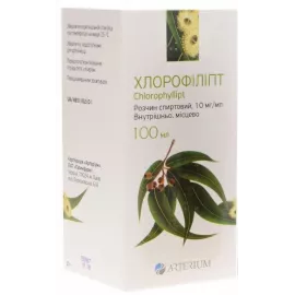 Хлорофиллипт®, раствор спиртовой, флакон 100 мл, 1% | интернет-аптека Farmaco.ua